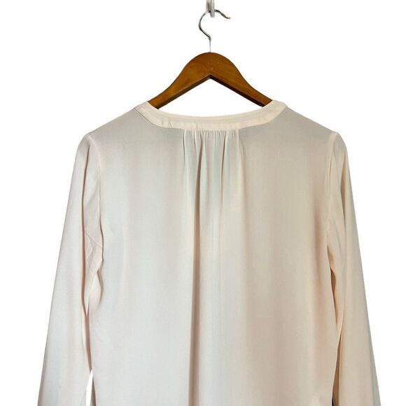 3 for $30! Loft light pink sheer long sleeve blouse. - Picture 7 of 11